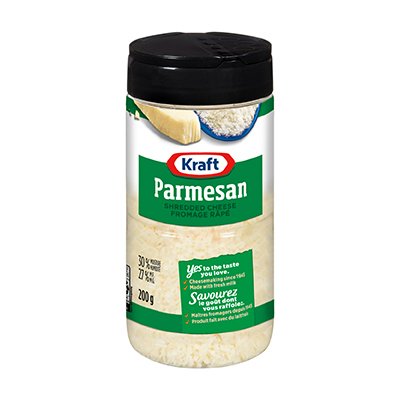 Kraft 100% Parmesan Shredded Cheese 200 g
